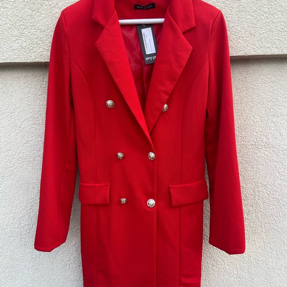 NastyGal Blazer Dress. Made in Italy - Picture 1 of 1